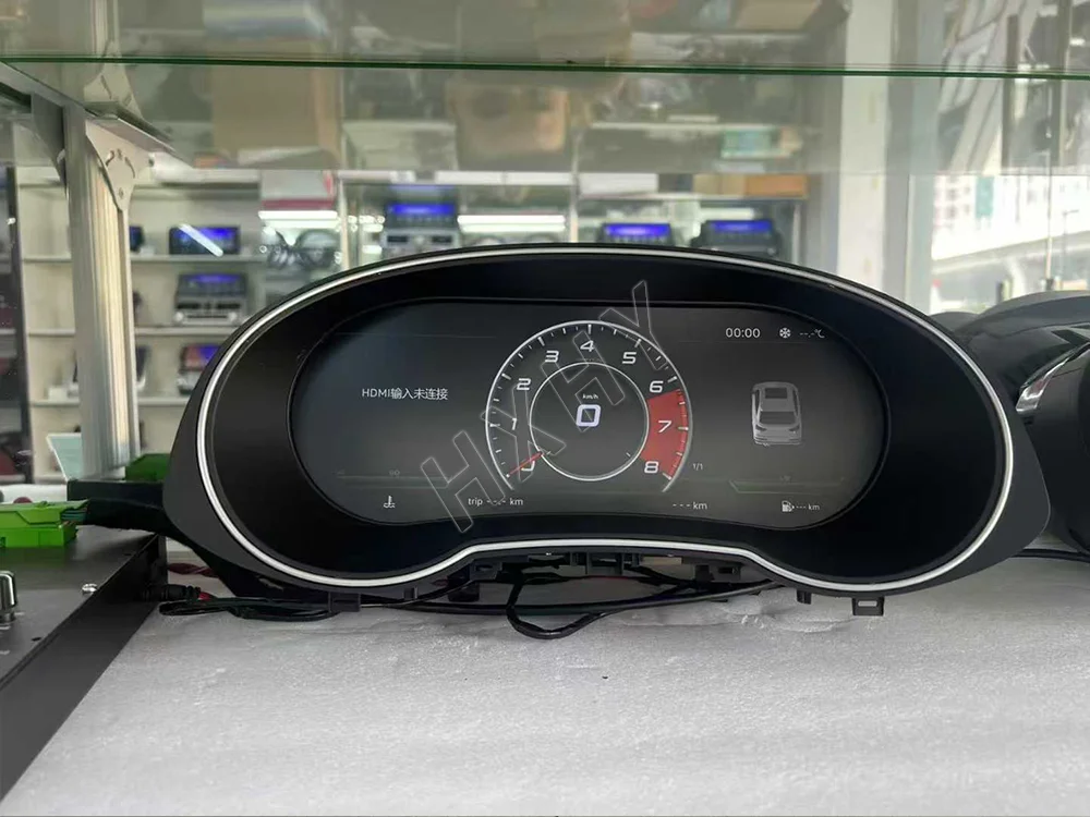Car Digital Cluster Instrument CockPit LCD Center Speedmeters Dashboard For Audi