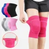 2pcs Sports Compression Knee Pads Elastic Knee Protector Thickened Sponge Knee Brace Support for Dancing Workout Training 6