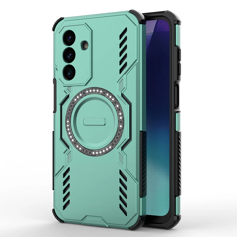 Shockproof Armor Protection Phone Case with Car Magnetic Holder
