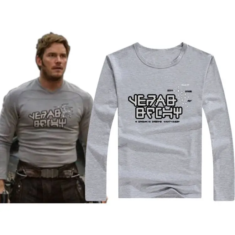 Anime Guardians 3 Star Lord Galaxy Shirt Peter Jason Quill Shirt Cosplay Costume Abbigliamento Di Halloween