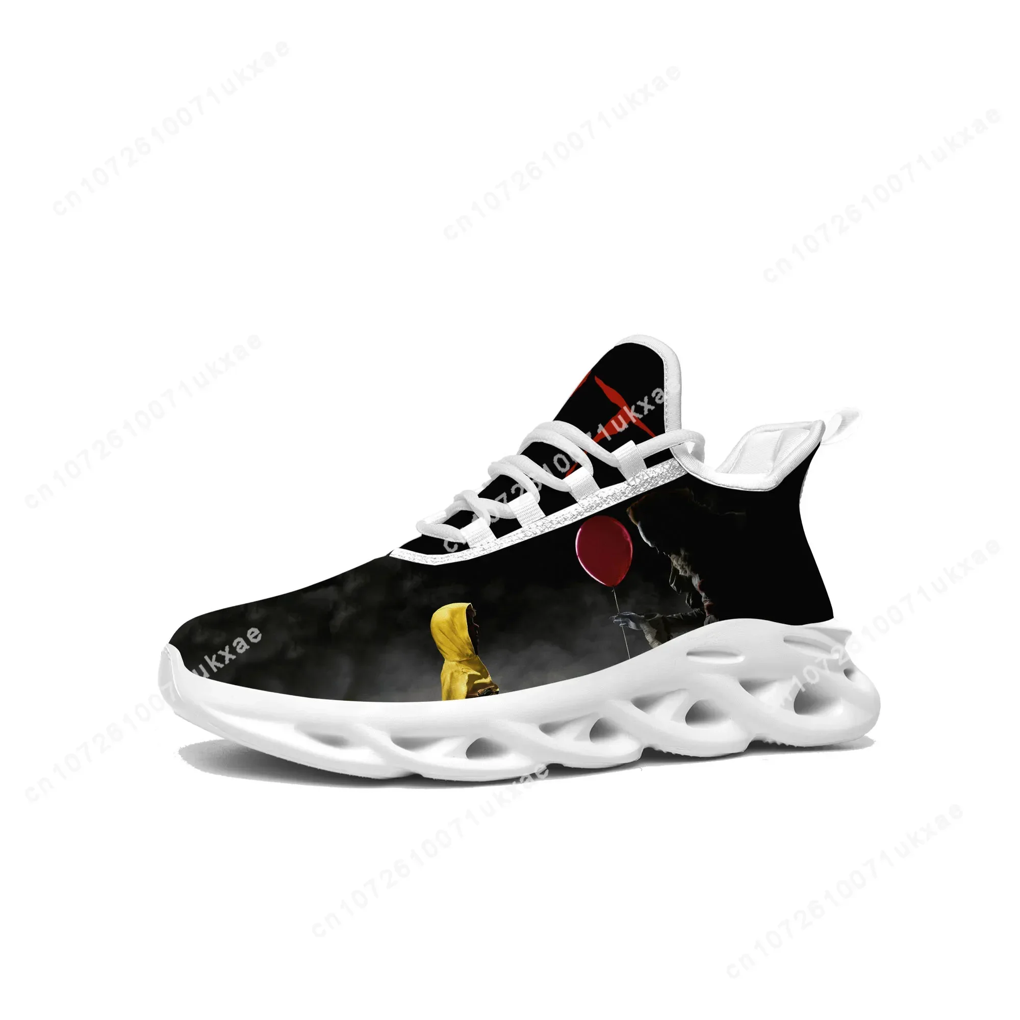It Movie Pennywise the dancing clown Flats Sneakers Mens Womens Sports Running Shoes High Quality DIY Sneaker customization Shoe
