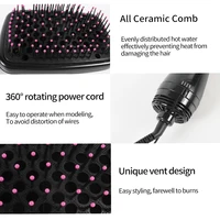 Hair Dryer Brush Portable Hot Air Brush Blow Dryer with Comb One Step Hair Dryer Comb Blower Brush Hair Straightener 4