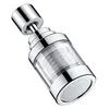 Kitchen Faucet Spray Head Filter Stainless steel filterBathroom Faucet Shower Filter Adjustable 360° Rotary Splashback Tap Nozzl 5