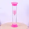 6Pcs Sand Timer Plastic Hourglass Timer Colorful Sandglass Hourglass Small 30sec/1min/2mins/3mins/5mins/10mins Sand Clock Timer 6