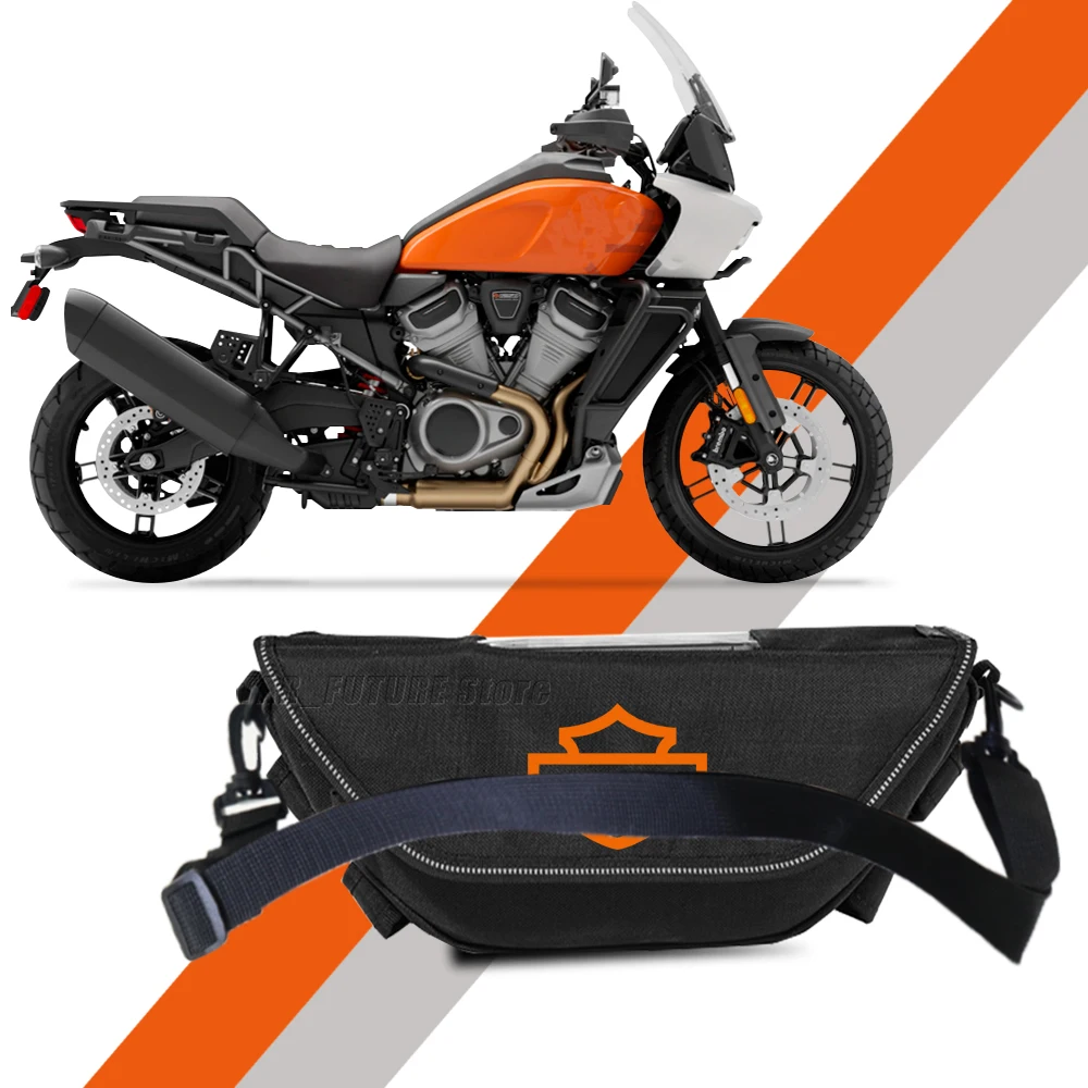 

For HARLEY PAN AMERICA 1250 S PA 1250S PA1250 2020 2021 Waterproof motorcycle handlebar travel navigation bag