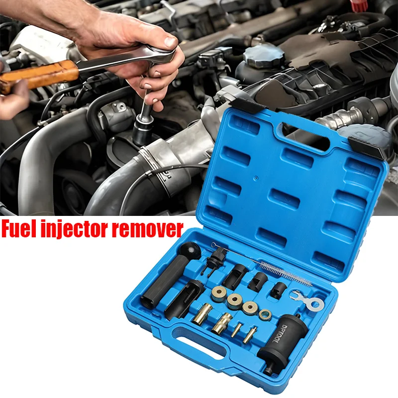 18-Piece Set of Fuel Injector Removal Tools Special Tools for Removing ...