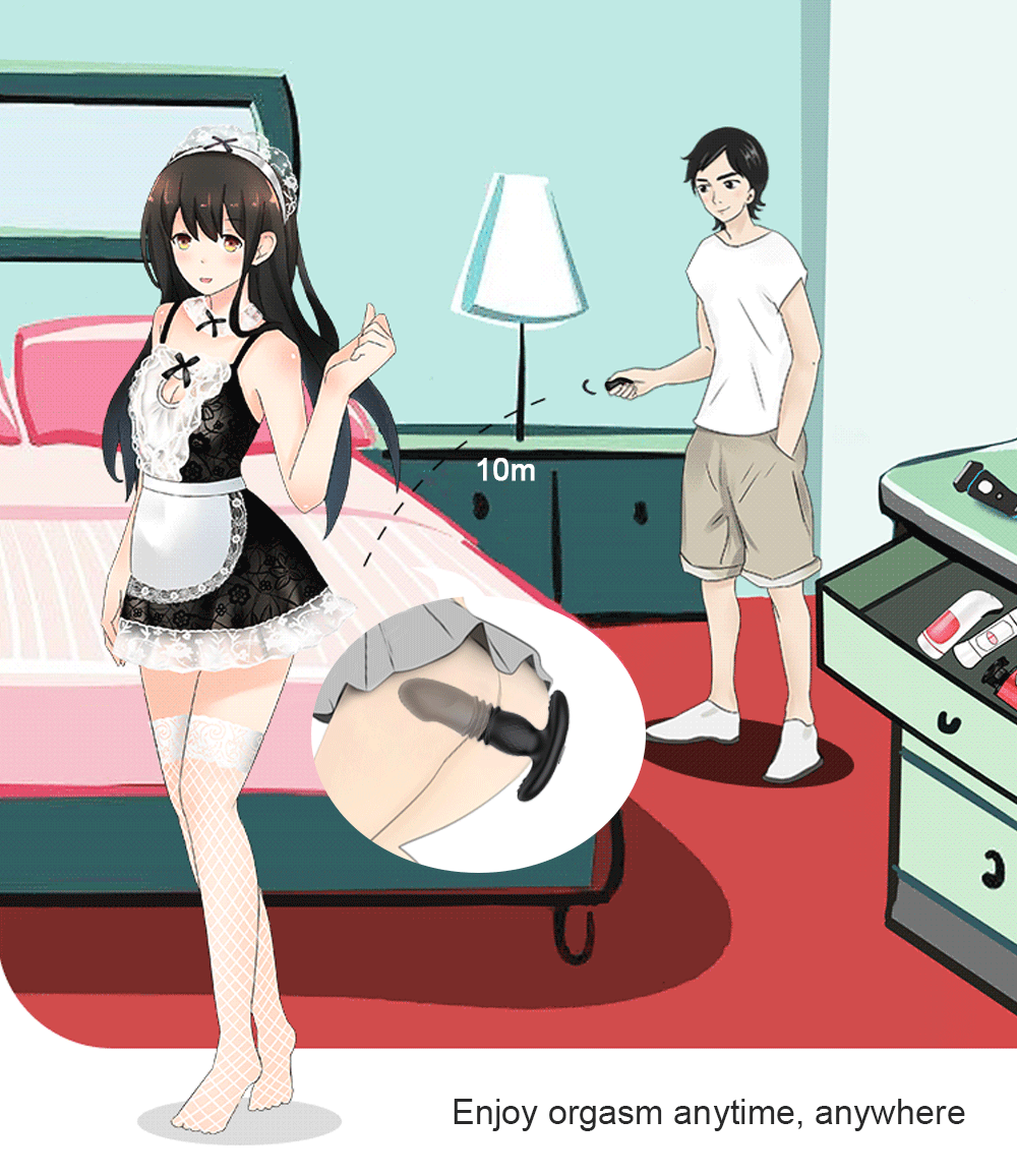 Thrusting Vibration Anal Plug Wireless Remote Control For Men Dildo  Prostate Massager Butt Plug Sex Toys Goods For Adults 18 - AliExpress