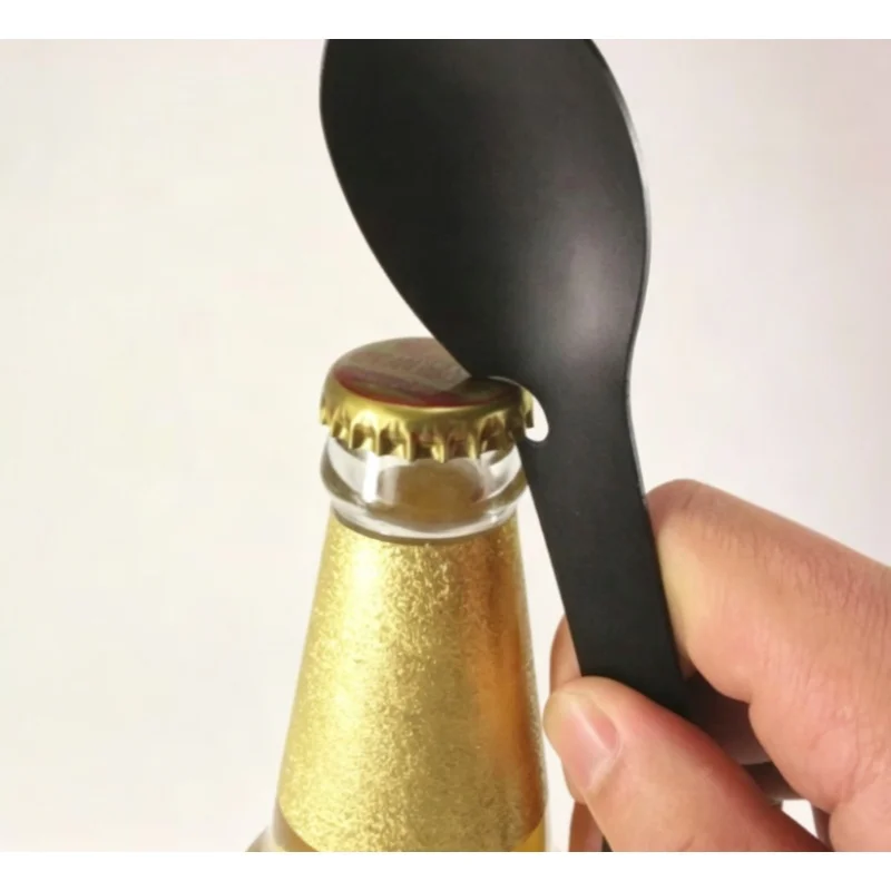 Outdoor Survival Tools 5 in 1 Camping Multi-functional EDC Kit Practical Fork Knife Spoon Bottle/Can Opener Camping Multitool