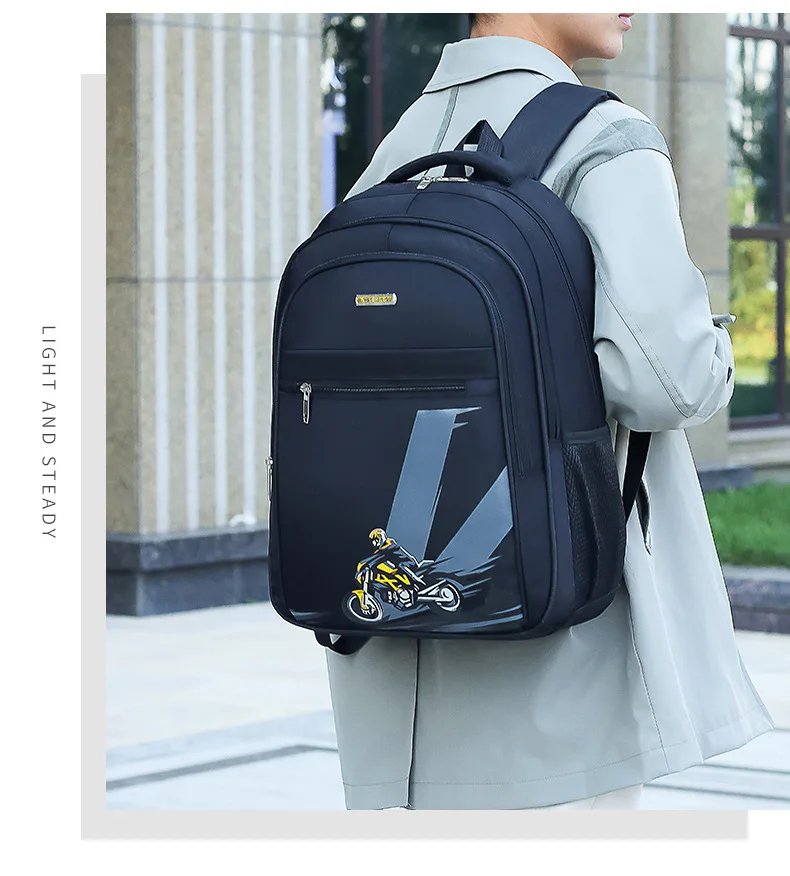 Rucksack Student Schultasche Russische Reiserucksack Koreanische Version Unisex Casual Laptoptasche Verdicken Doppelte Umhängetaschen – Detail 26