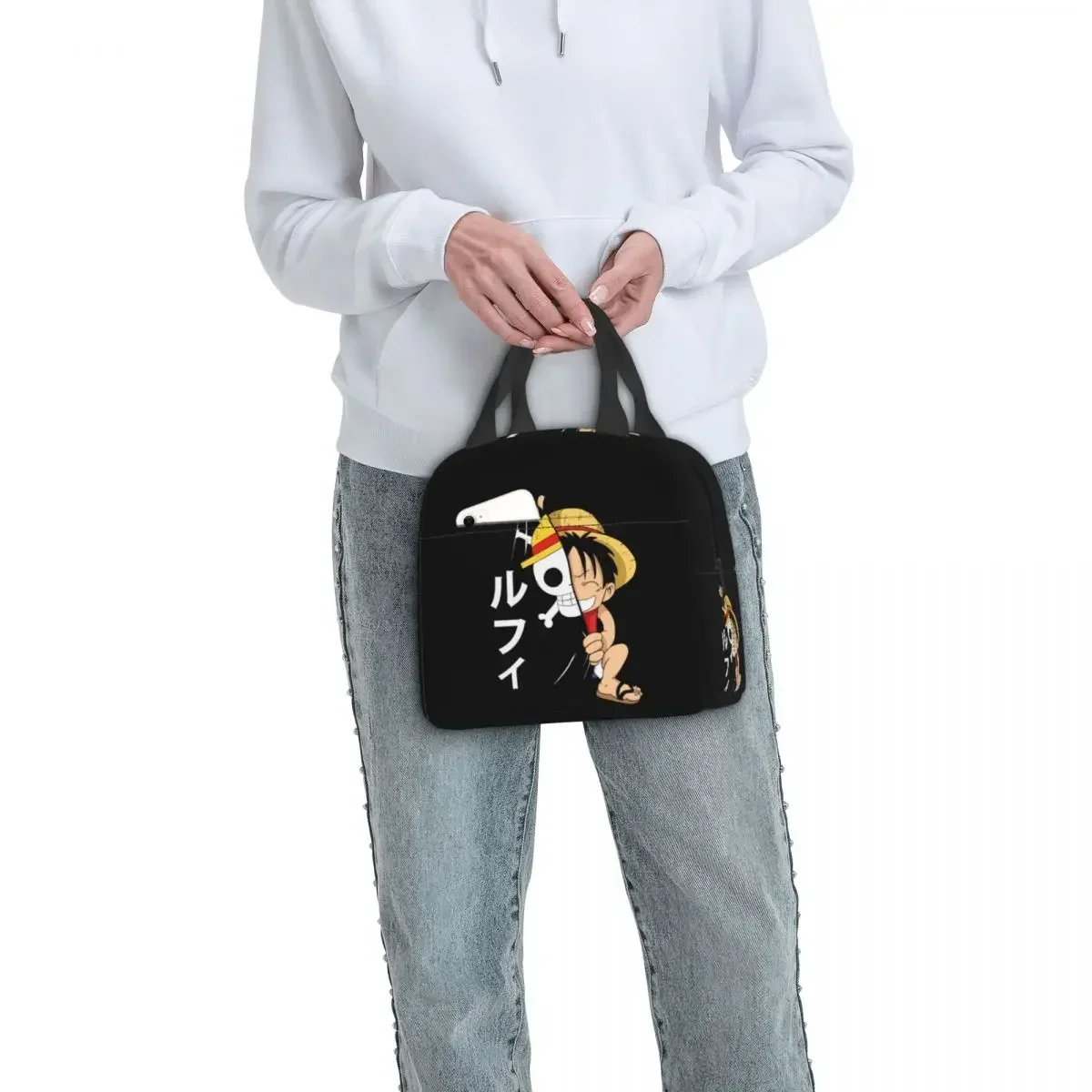 One Piece Lunch Bags Insulated Bento Box Portable Lunch Tote Leakproof Picnic Bags Cooler Thermal Bag for Woman Kids Office 5