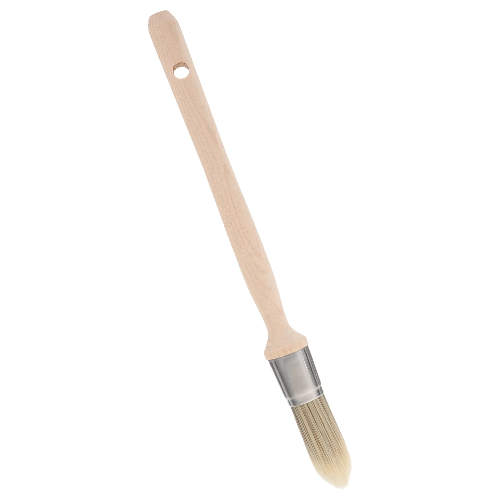 

Trim Paint Brush Edge Painting Tool with Wooden Handle Round Trim Brush Corner Paint Brush