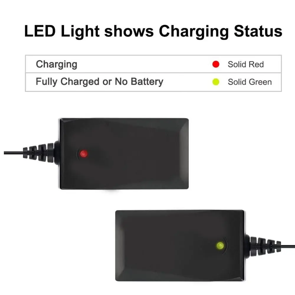 6V 1A Battery Charger for Baby Buggy Children Toy Car Motorcycle Lead Acid Sealed Batteries EU/US
