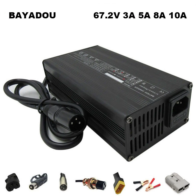 Batterie Li-ion 67.2V 50Ah Pour Vélo/scooter électrique - Pack 60V 16S2P Avec BMS