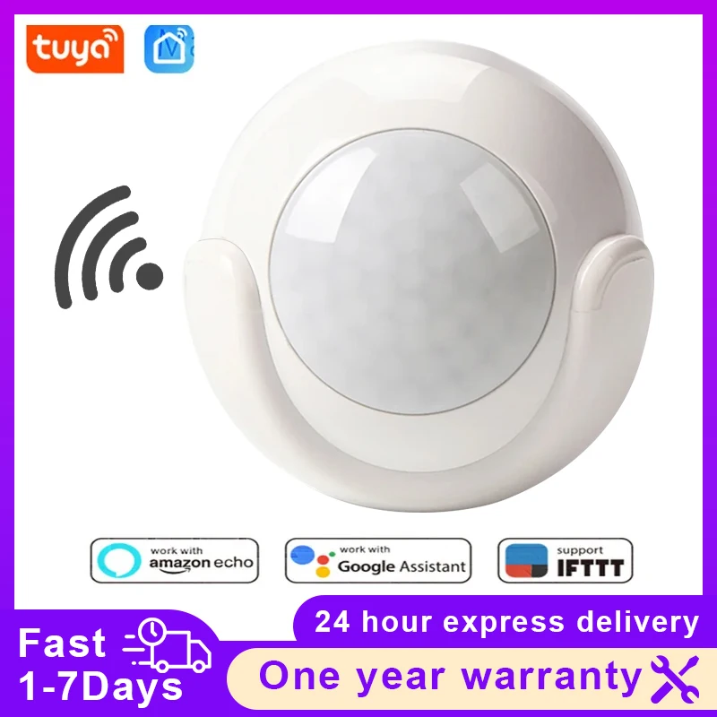 

Датчик движения Tuya PIR беспроводной, 2,4 ГГц, Wi-Fi