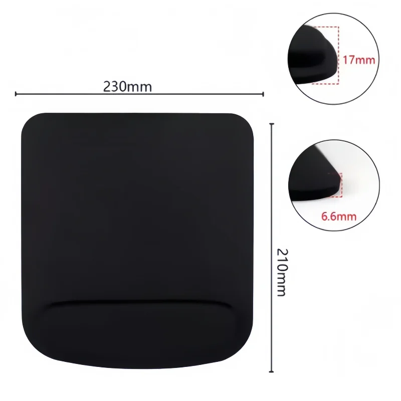 Colorful Large Eva Ergonomic Mousepad Wrist Pad For Office