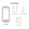 Unihertz Atom 4G Rugged Smartphone Android 9 4GB 64GB 2000mAh 2.45 Inch Octa Core Mini Phone 2000mAh 16MP Unlocked Cellphone NFC 6
