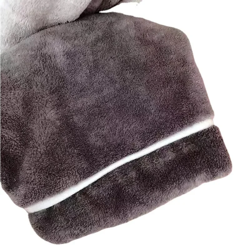 2024 New Winter Sleepwear Men's Coral Plush Thickened Warm Loungewear Set Fleece Flannel Pajama Long Sleeves Plus Size Homewear