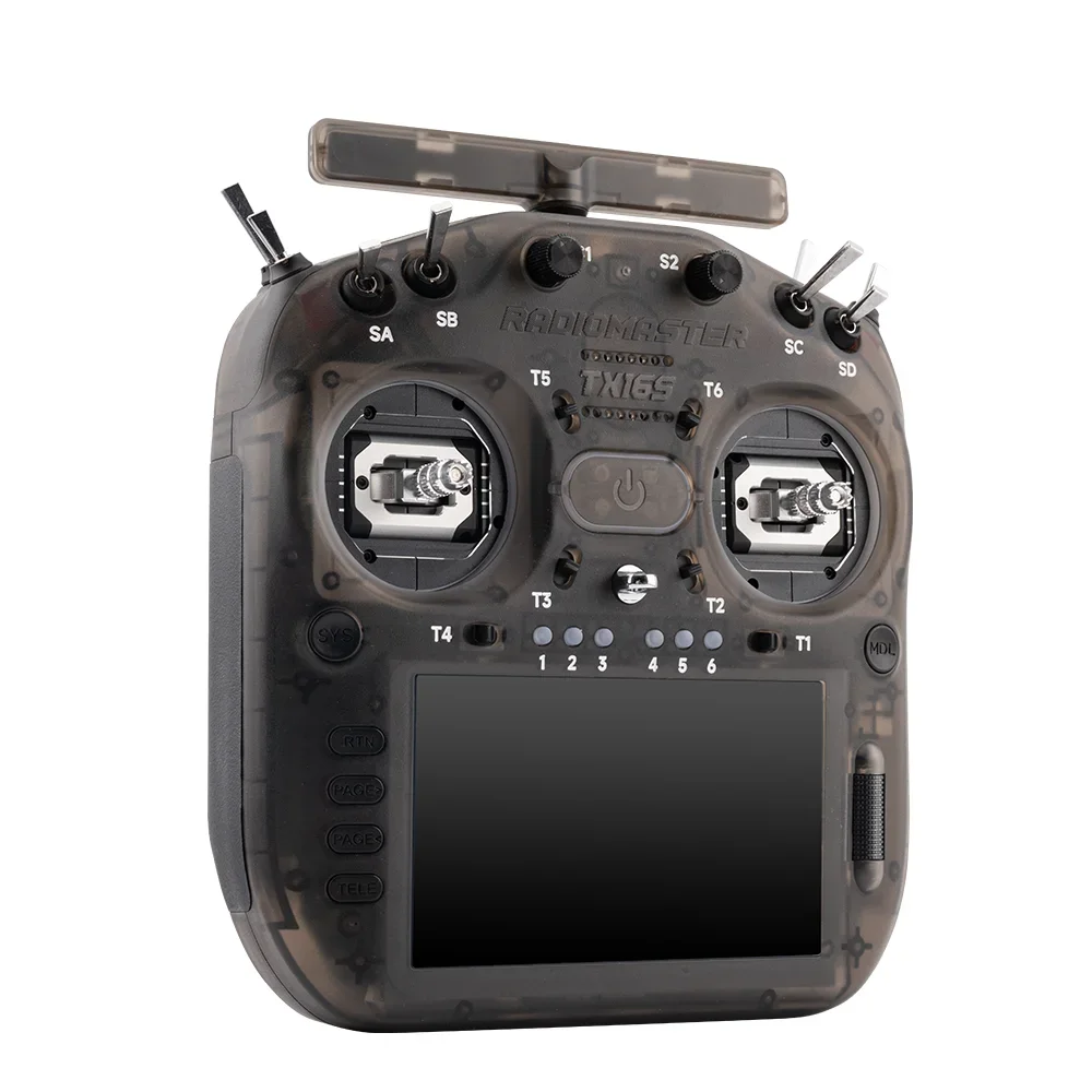 Détail des hélices et du châssis du drone radiocommandé ELRS M2-FCC, conçu pour un pilotage performant et précis.