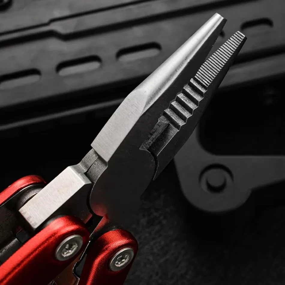 1 Pcs Multi Functional Folding Pliers Combination Multi-purpose Tool Outdoor Portable Pointed Nose Pliers Camping Tool Pliers