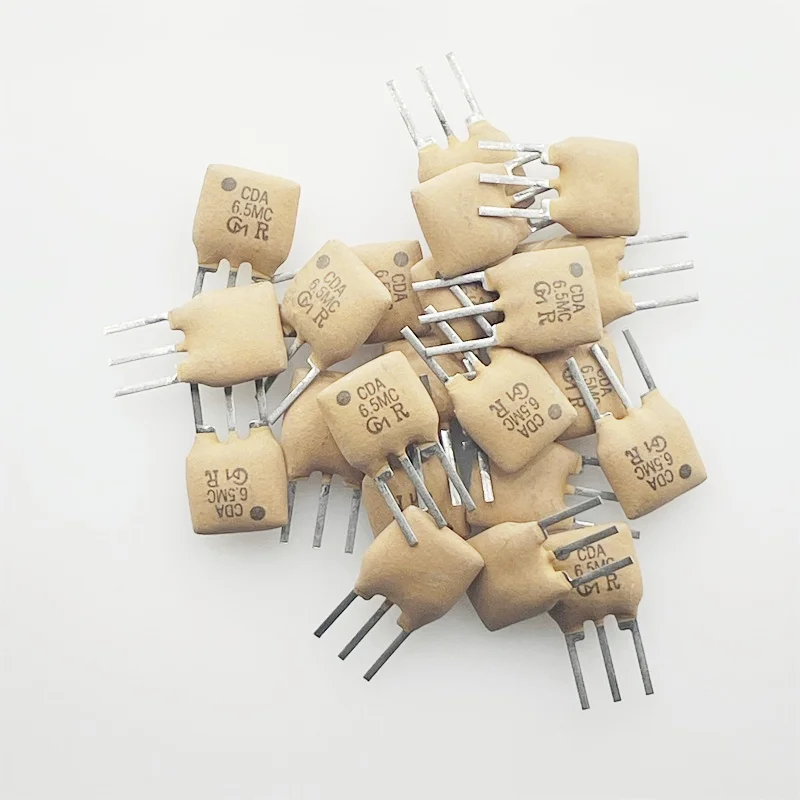 100PCS Original Murata Ceramic Discriminator CDA6.5MC 6.5C 6.5MHZ 6.5M Straight Plug 3 Feet Spot