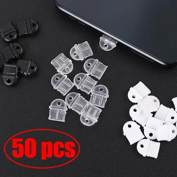 Protezione per porta di ricarica con spina antipolvere di tipo C Copertura in silicone con spina antipolvere per accessori per smartphone Samsung Huawei Xiaomi 1