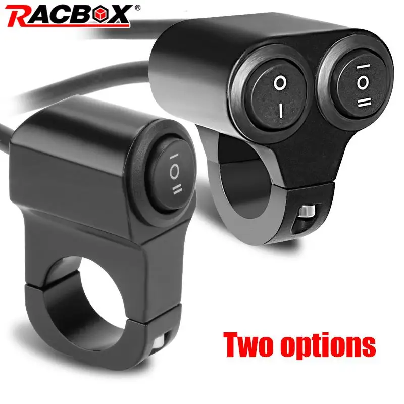 Motocicleta ATV Scooter 22mm Manillar Arranque Parada Interruptor Luz Botón Luz De Señal De Giro Trompeta Interruptor Para 50cc-250cc Universal - AliExprs