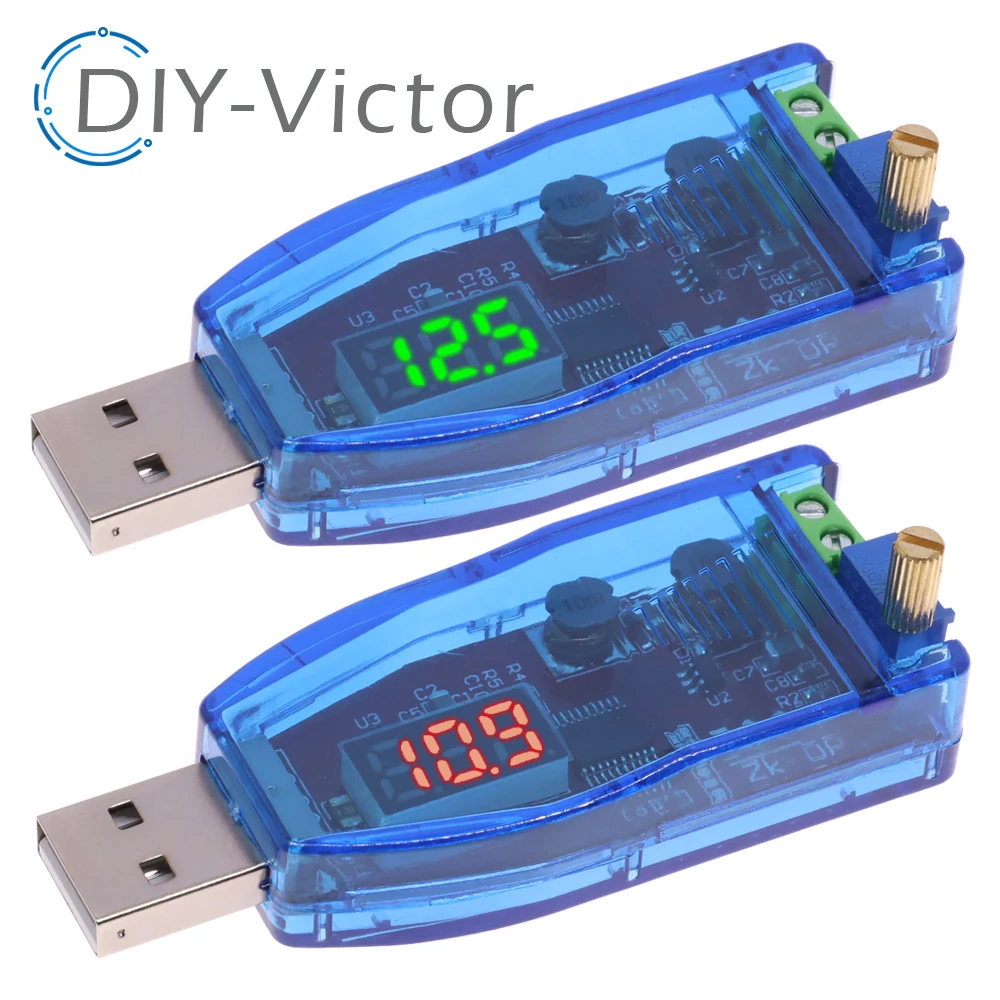 Led Dc-Dc 5V A Dc 1-24V Potenziometro Regolabile Usb Step Up/Down Buck Boost Converter Alimentatore Modulo Regolatore Di Tensione