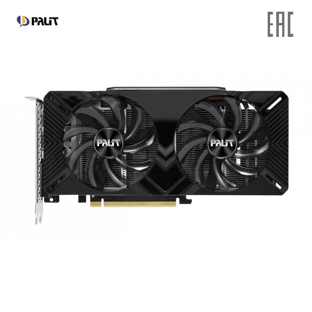 Palit GeForce GTX 1660 Ti Dual NE6166T018J9-1160C PCI-E 3.0 Graphics Card,  6 GB GDDR6, 192 bits, 1500 MHz - 1770 MHz for pc games Cards Computer