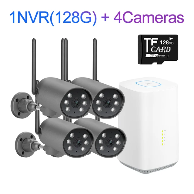 1 NVR 128GB 4 CAM