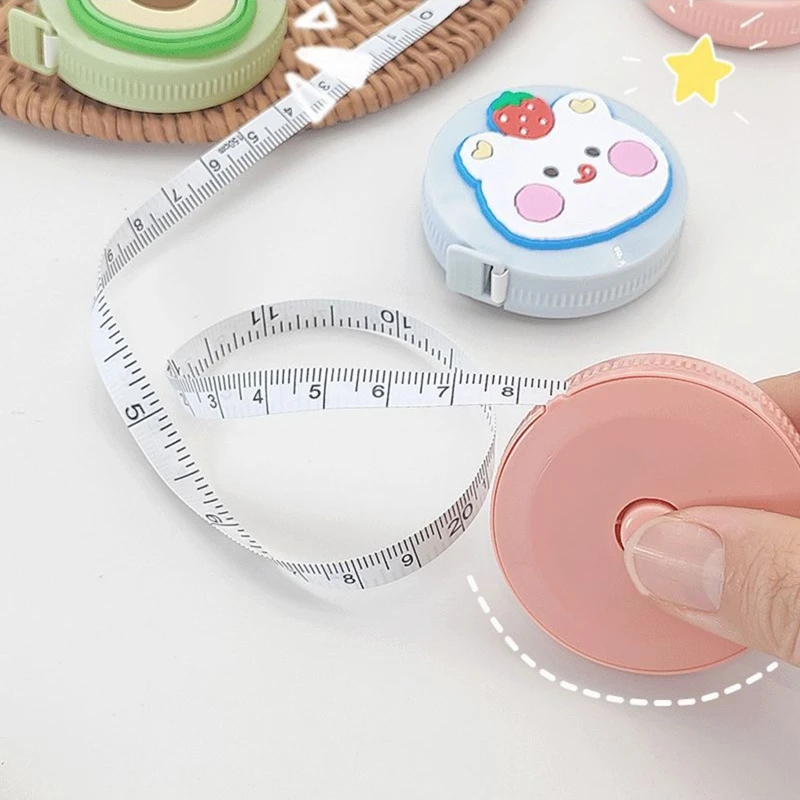 1.5M Body Tape Measure Retractable Measuring Tape Lock Pin Button Retract for Cloth Waist Measurement Medical Nursing 7 Sb5ef3b809a3a4bf48a88e7242a03ab70S