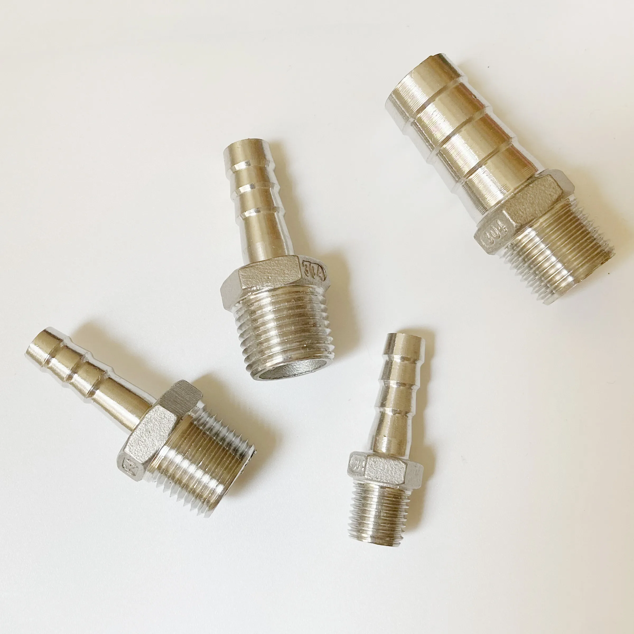 Barbacoa De Gas EDGE INDUSTRIAL Manguera De 3/8" ID A 3/4" Macho NPT MNPT Recto Latón Accesorio Combustible/aire/agua/aceite/gas/WOG Desbrozadora Gasolina Honda