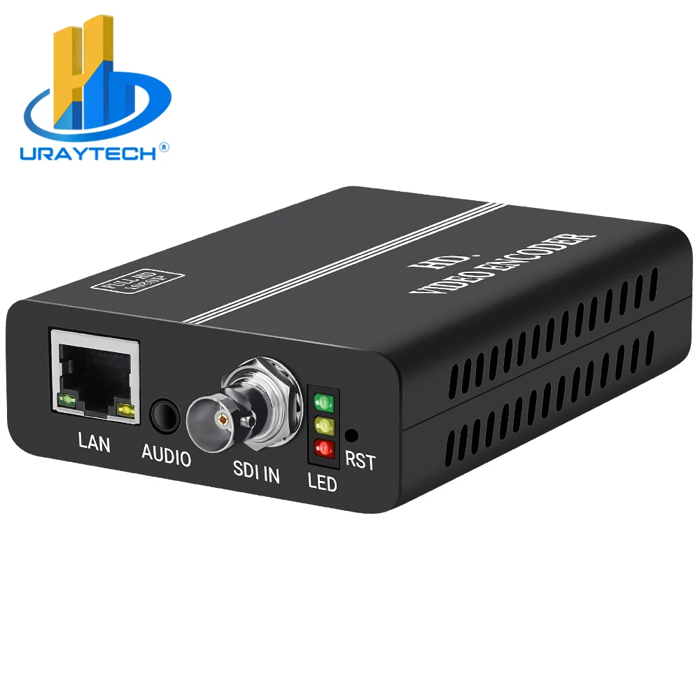 

URay Mini H.264 SDI Video Encoder HD-SDI To IP Video Decoder Encoder Live Stream RTMP Encoder