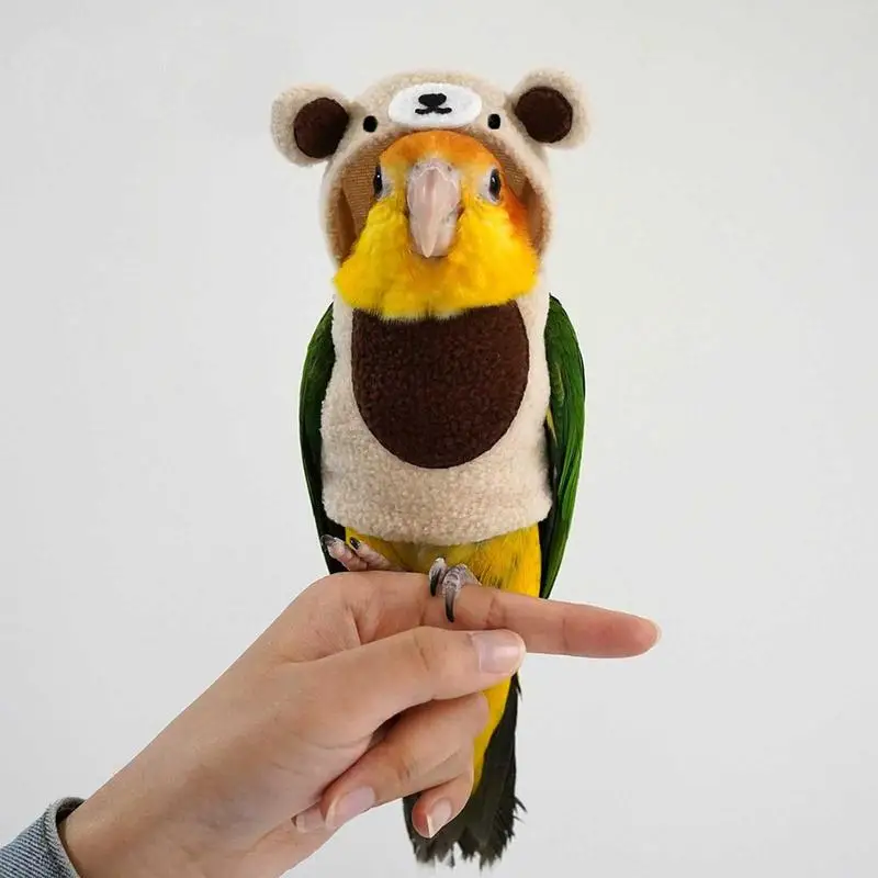 Bird Costume Cockatiel Costume Parrot Cloth Warm Parrot Cloak
