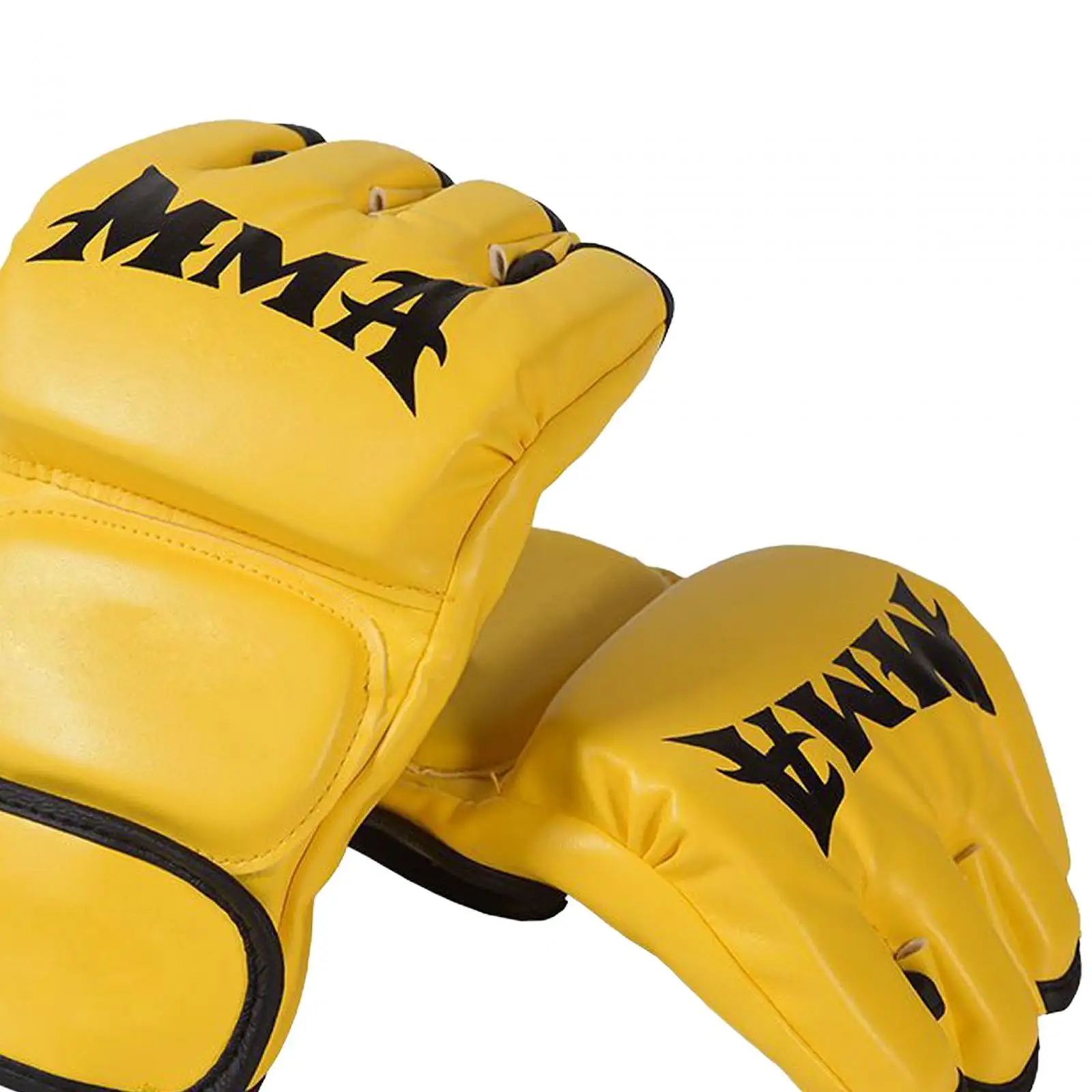 

Boxing Gloves Half Finger Fight Training Mitts Martial Arts Bag Gloves for Muay Thai Karate Grappling Sparring Fitness Men Women