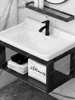 Wall-mounted wash basin, toilet, simple wash basin, wash basin cabinet combination, balcony, wall-mounted wash tray, small 2