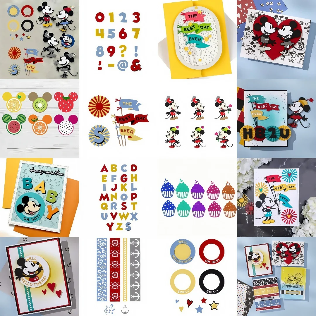 Kit Loisirs Créatifs Mickey Mouse – Embellissements Papier
