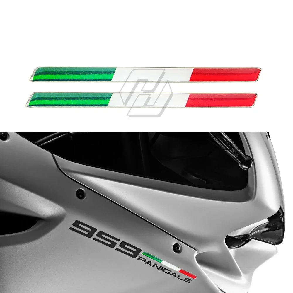3D Italy Sticker Motorcycle Tank Decals Italia Stickers Case for Aprilia Ducati Monster 959 1199 1299 etc