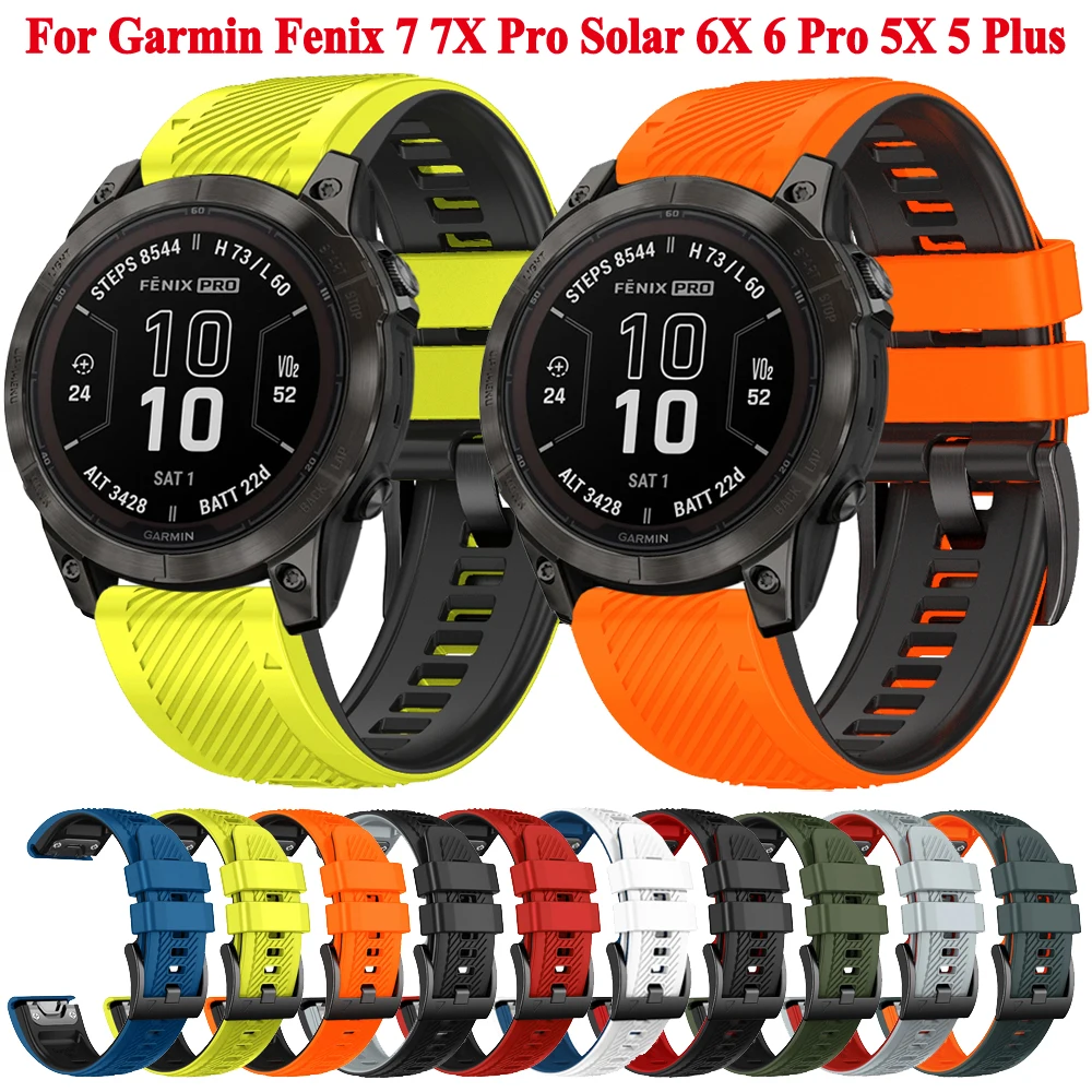 Cinturino Per Orologio Quickfit Da 26Mm 22Mm Per Garmin Fenix 7X 7 Pro Solar Fenix 6 6X Pro Sapphire 5X 5 Plus Braccialetti Con Cinturino Da Polso In 