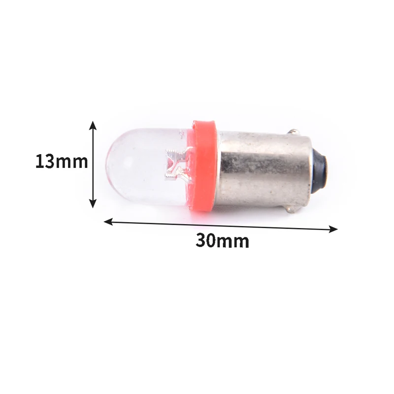 10PCS BA9S LED Bulbs T4W T11 Car Instrument Cluster Lights 1895 64111 RGB Gauge Dashboard Map Lamp 53 57 Interior Lighting 12V
