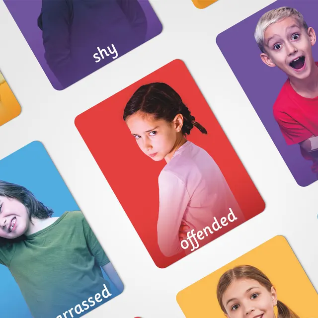 Montessori Expression Emotion Cards Sensory Toys Feelings Flash Cards Language Materials Learning Educational Toys D1064H 4