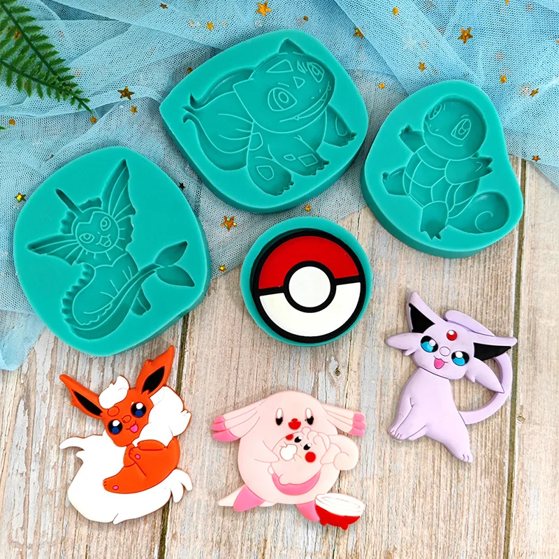 Moule à gâteau Pokemon Go Pikachu en plastique, coupe-biscuits, biscuits,  cuisson, Figure de dessin animé, ustensiles de cuisson, moule Bulbasaur  Fondant, outils pour gâteaux - Historique des prix et avis