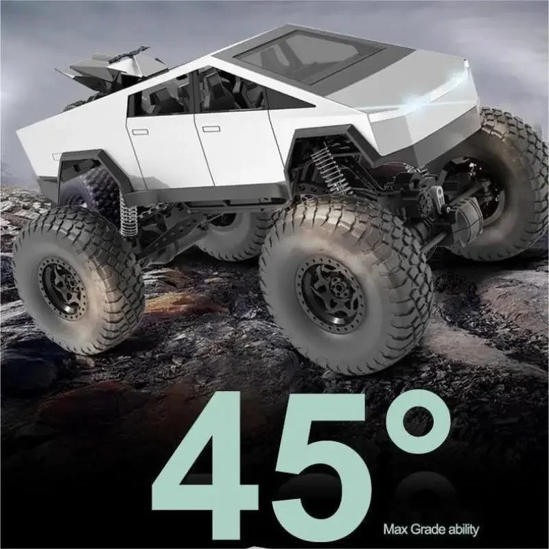 1/14 2.4G RC Motorcycle Off-road Truck High Speed Four-wheel Drive Climbing Vehicle With Lights Sound Kids Toys Boys Game Gift 2
