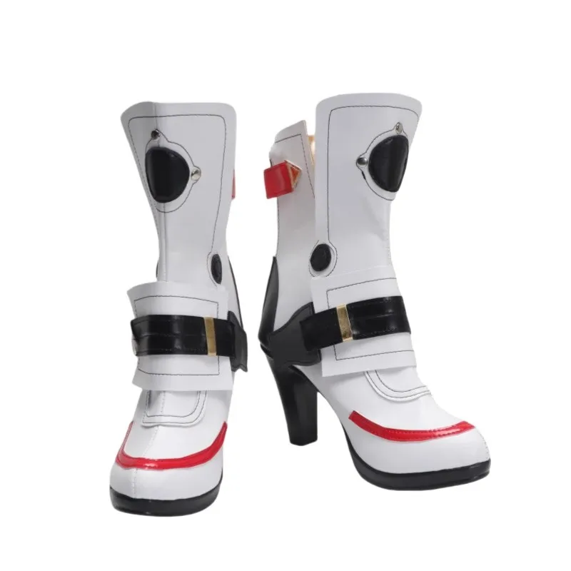 Caesar King Cosplay Schuhe Zenless Zone Zero High Heel Weiß PU Leder Halloween Cosplay Schuhe 16 Caesar King Cosplay Schuhe Zenless Zone Zero High Heel Weiß PU Leder Halloween Cosplay Schuhe 7