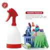 Plastic Empty Spray Bottles, For Cleaning Solutions,Bleach Spray, Professional Empty Spray Bottle,Sprayer with Adjustable Nozzle 5