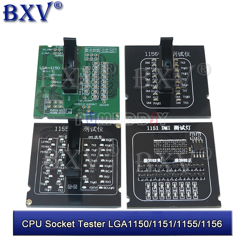 Lga1150 1151 1155 1156 Cpu Socket Tester Carico Fittizio Carico Falso Con Indicatore Led 1Set Nuovo (Lga1150 Lga1151 Lga1155 Lga1156)