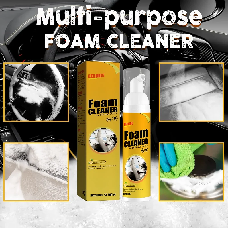 

Multi-purpose Foam Cleaner Automotive Interior Cleaning decontamination steering wheel cleaner