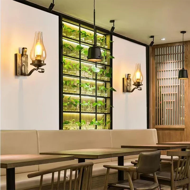 Loft industrial style wall lamp image 9