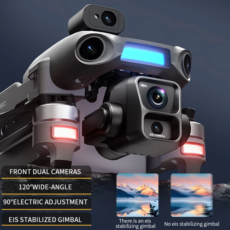 Nuovo Drone 2026 con Doppia Fotocamera 8K, Schermo Grande da 5,5 Pollici, Controllo dell'Aereo, Gimbal a 3 Assi, GPS, Ritorno Automatico, Elicottero Giocattolo - Image 6