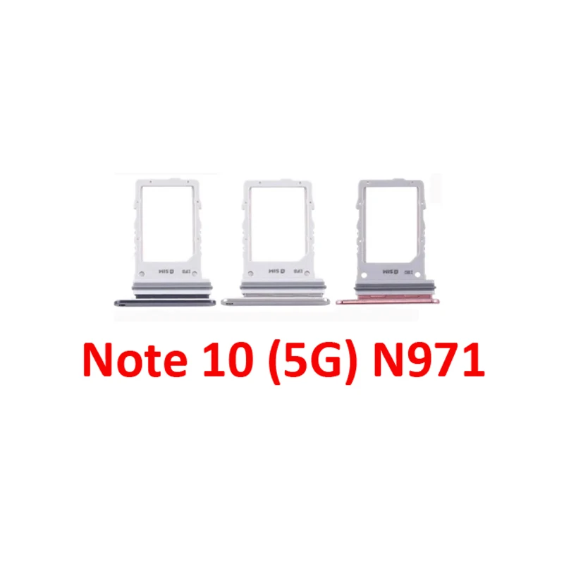 Black SIM Card Tray Slot Holder for Samsung Galaxy Note 10 Series
