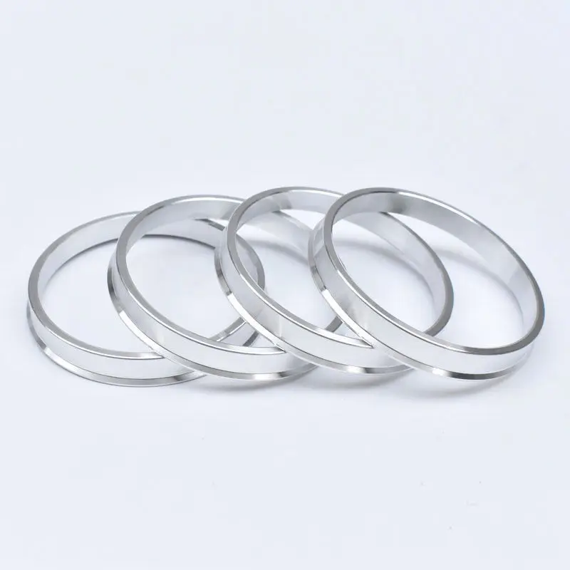 4pcs Aluminum Hub Centric Rings 67.1mm Car Hub to 75.1mm Wheel Bore ID 67.1mm OD 75.1mm